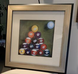 Beautiful Billiard Framed Picture