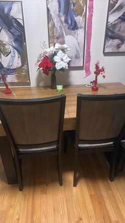 Dinning room table and chairs