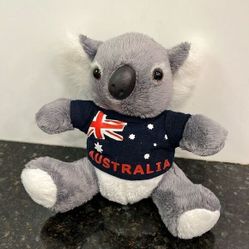 Australian Plush 7” Koala w/Sweater Happy Memories from Australia Souvenir 