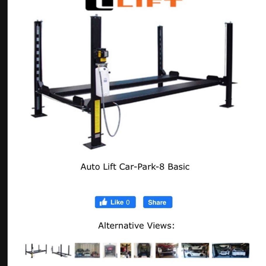 4 Post Lift Parking Lift for Sale in Grand Terrace, CA - OfferUp