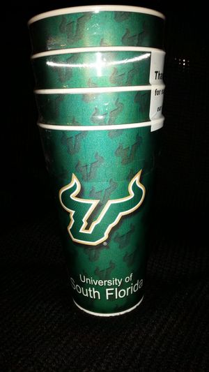 Photo University of South Florida spirit cups set of 4