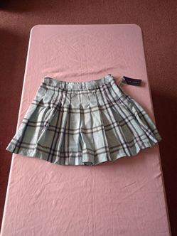 Brand New!!!!Faded Rose Blue plaid skirt size Medium.