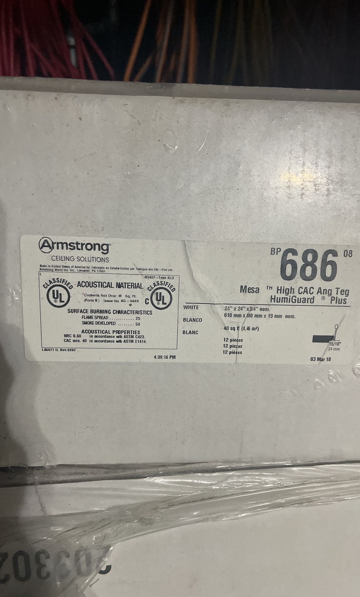 Armstrong Ceiling Tiles Acoustical Material