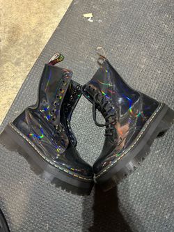 Doc martens platform boots