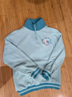 Girls -Stitch half zip sweatshirt