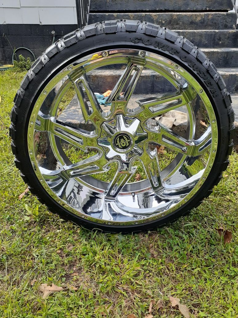26" Hardcore Off Road Wheels for Ford 8 Lug truck or SUV