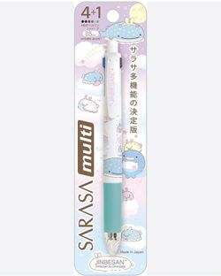 Japan Exclusive San-X Jinbesan SARASA Multi 4+1 Pen – New