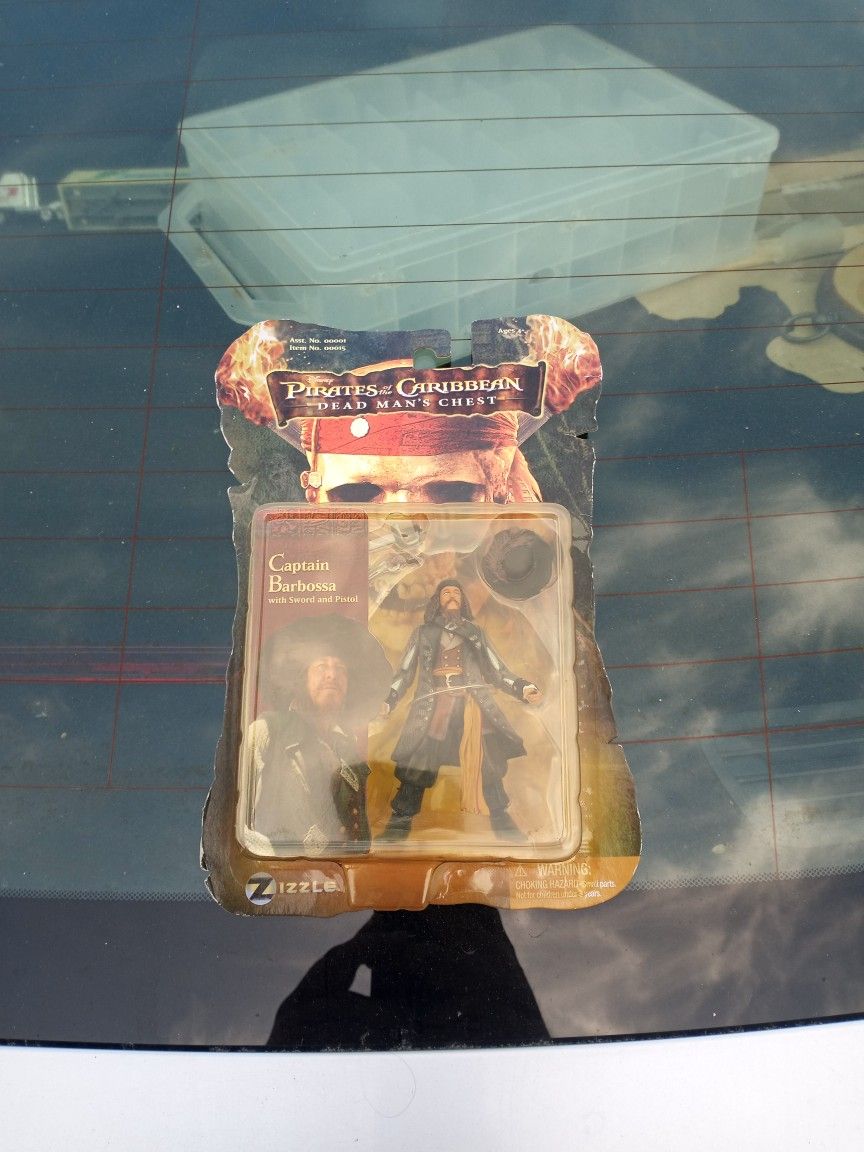Pirates Of The Caribbean Deadman's Chest Action Figure Captain Barbossa