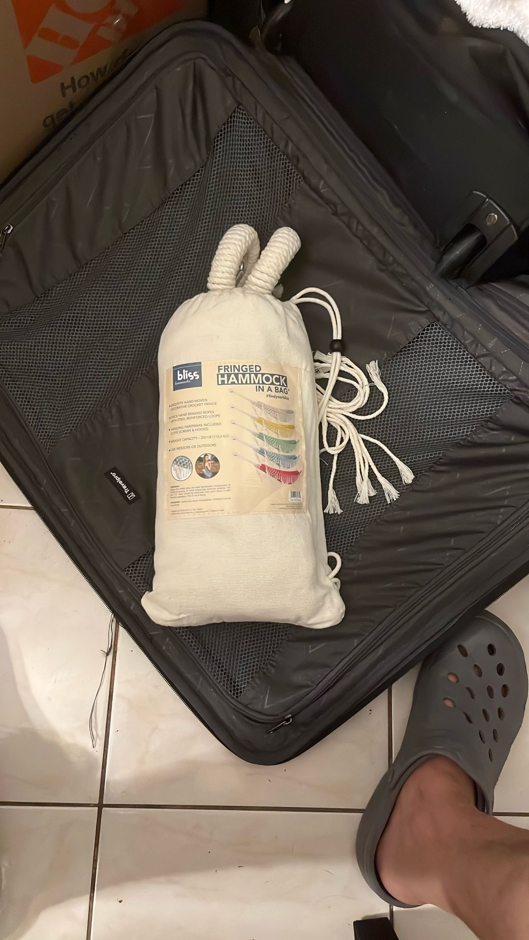 Bliss, Fringed Hammock In A Bag