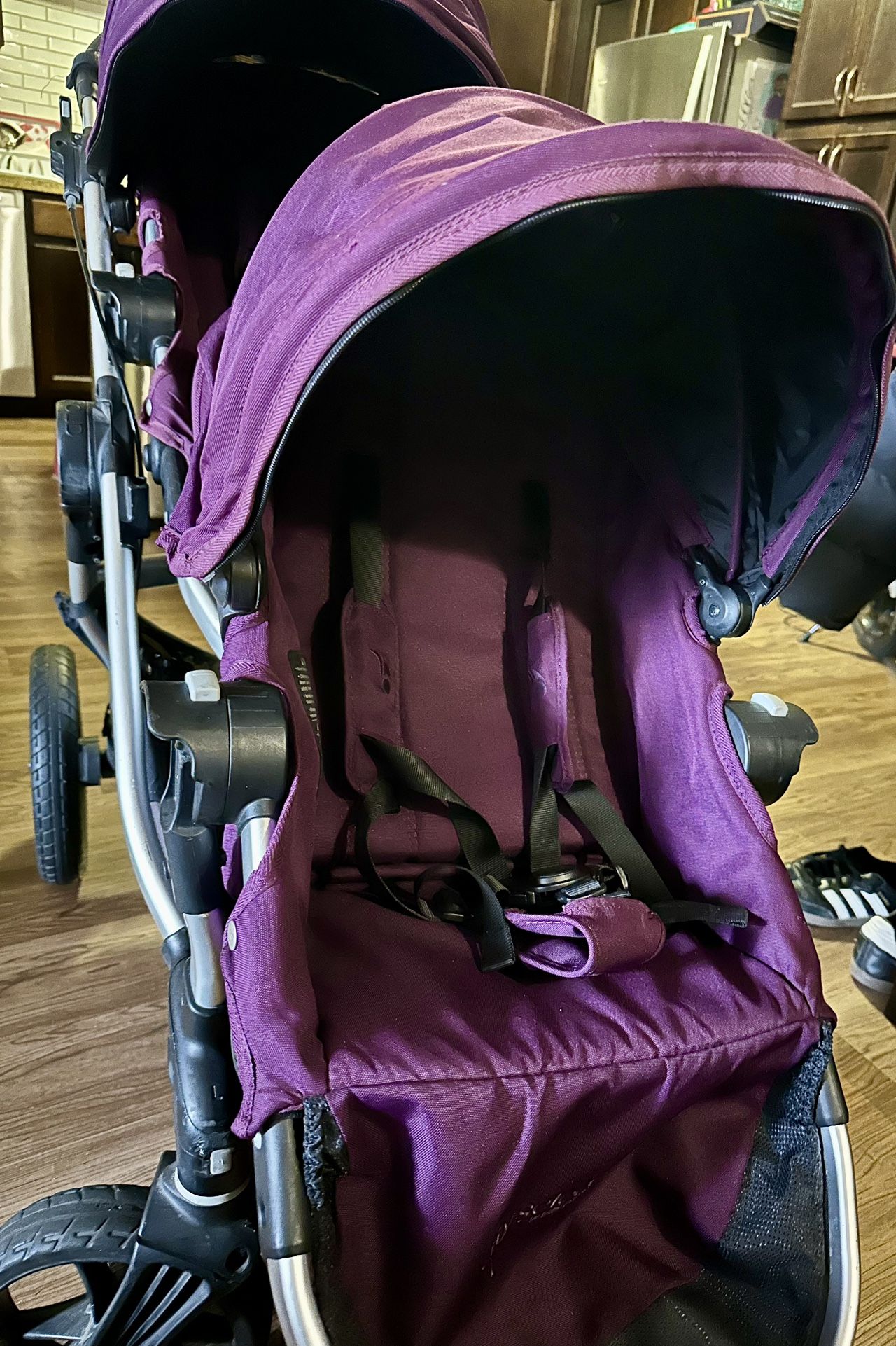 Purple City Select Double Jogger Stroller