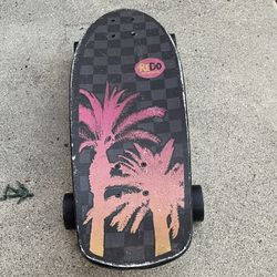REDO SKATEBOARD CO. SHORTY CRUISER, PALM CHECKERS