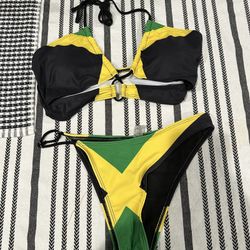 Jamaican flag bikini