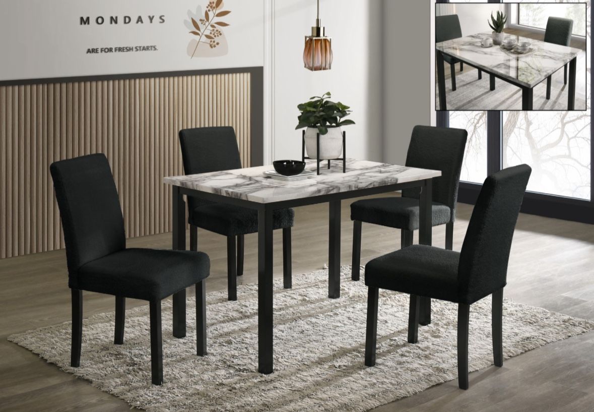 Limited Time. Tedd five piece dining set only $149. Easy finance option. Same day delivery.