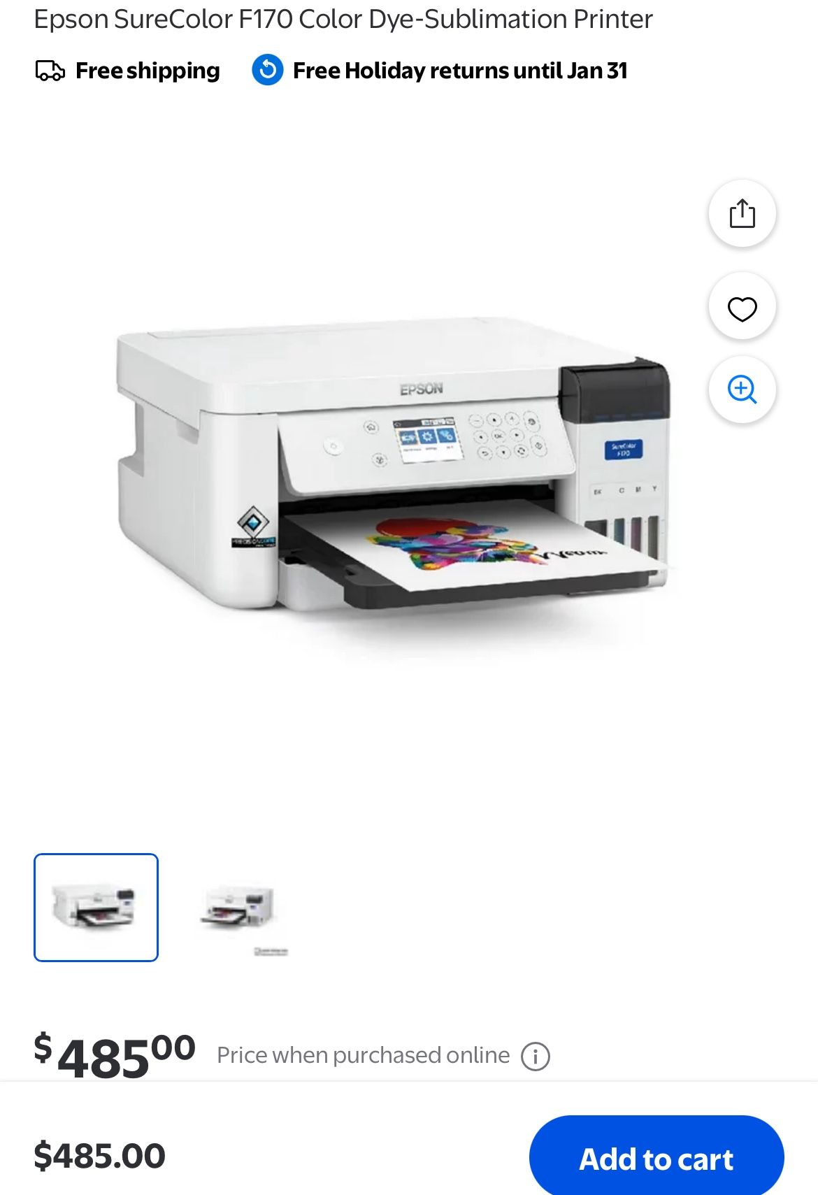 Epson Shirt Printer