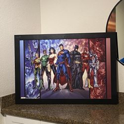 DC Justice League Super Heros Decoration Frame