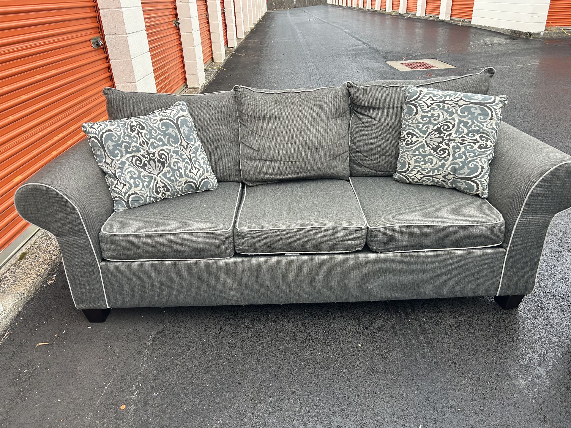 Used In Good Condition Set Of Gray Couches 