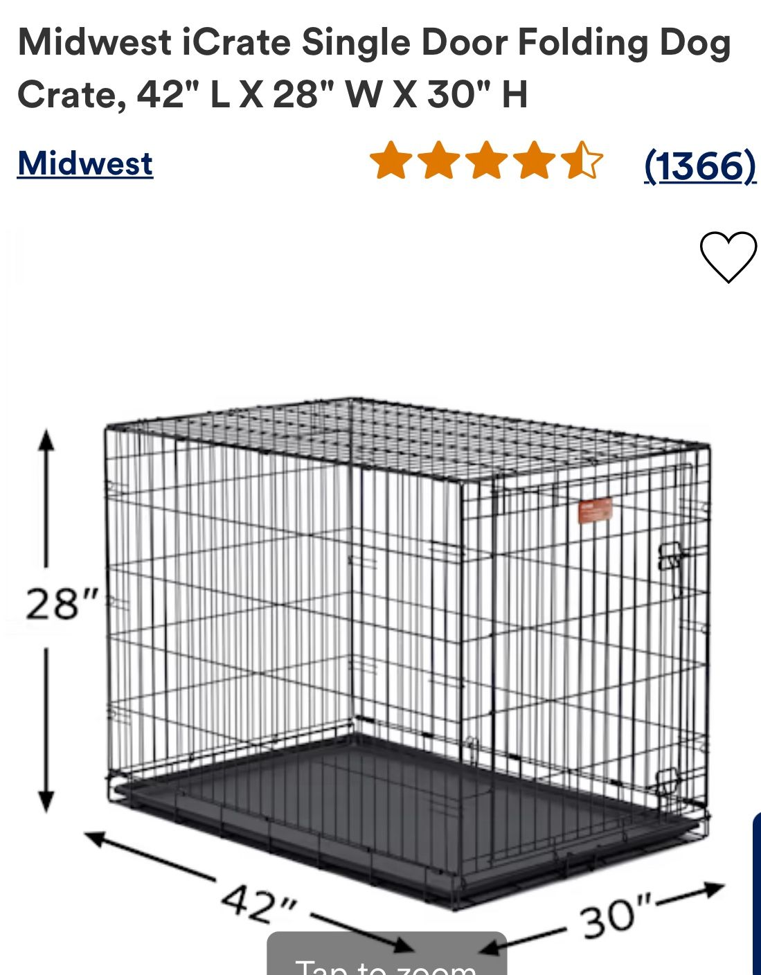 Xtra Large Dog Crate