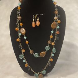 New Set Necklace And Earrings. Raising Funds To Cover Medical Expenses 