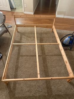 IKEA Full size wooden bed frame