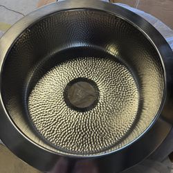 Thompson Traders - Napoli - Hammered Nickel Bar Sink 