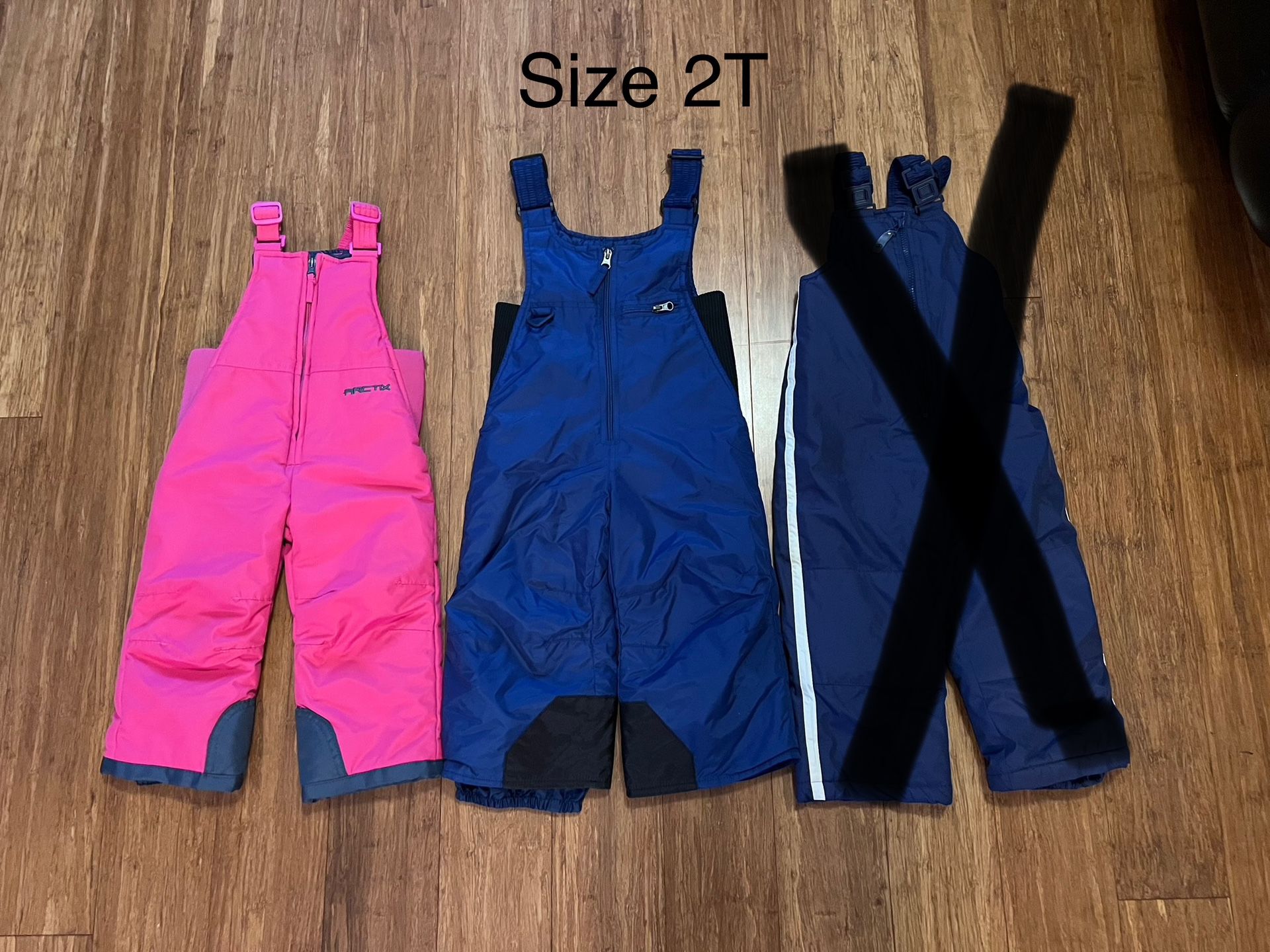 Toddler Snow Bibs Size 2T