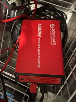 ACOPOWER 1500W 12V Pure Sine Wave Inverter