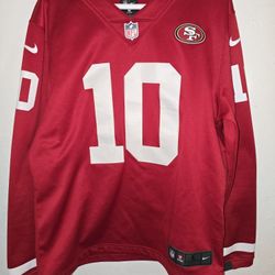 Nike 49er Jimmy Garoppolo Long Sleeve Jersey 