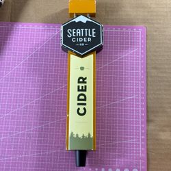 Seattle Cider Co Beer Tap Handle