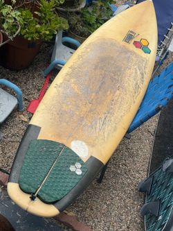 6’4 Channel Islands Neck Beard hard Top Surfboard