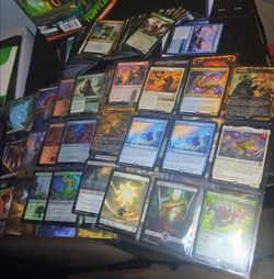 MTG cards around 200 cards
