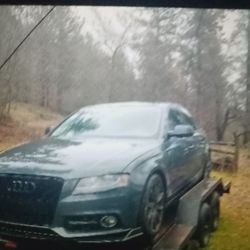 2012 Audi A4 2.o Turbo And Flatbed Trailer Must Sell