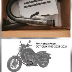NEW- Honda Rebel CMX1100 DCT 1100T
2021-2024 Crash Bar with Installation Instructions