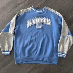 Vintage NFL Detroit Lions Crewneck Sweatshirt Size XL Football Y2K Pullover