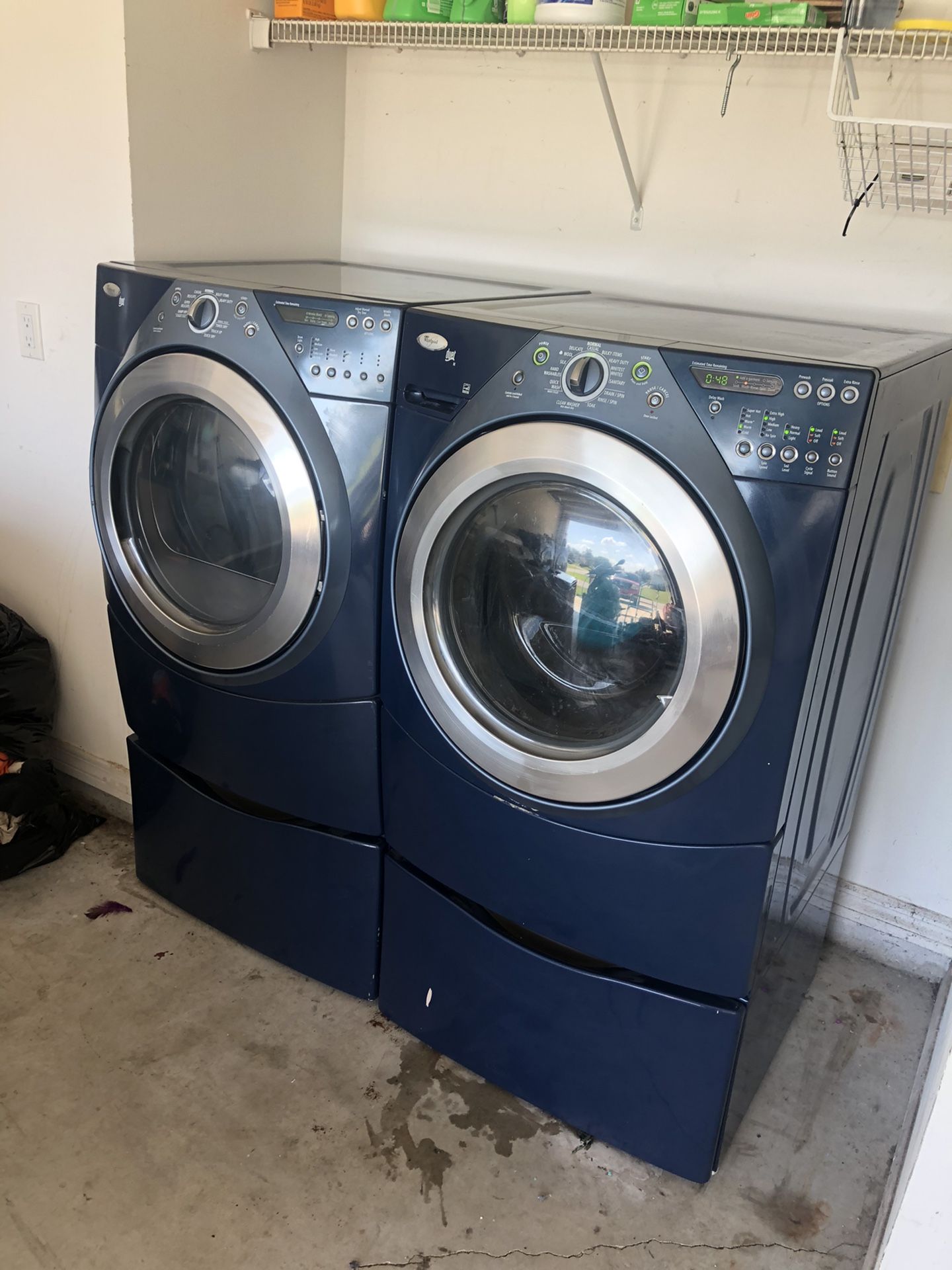 Washer and dryer set