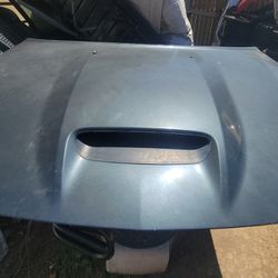 Oem charger hood with scoop and accessories. 