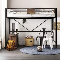 Twin Loft Bed Metal