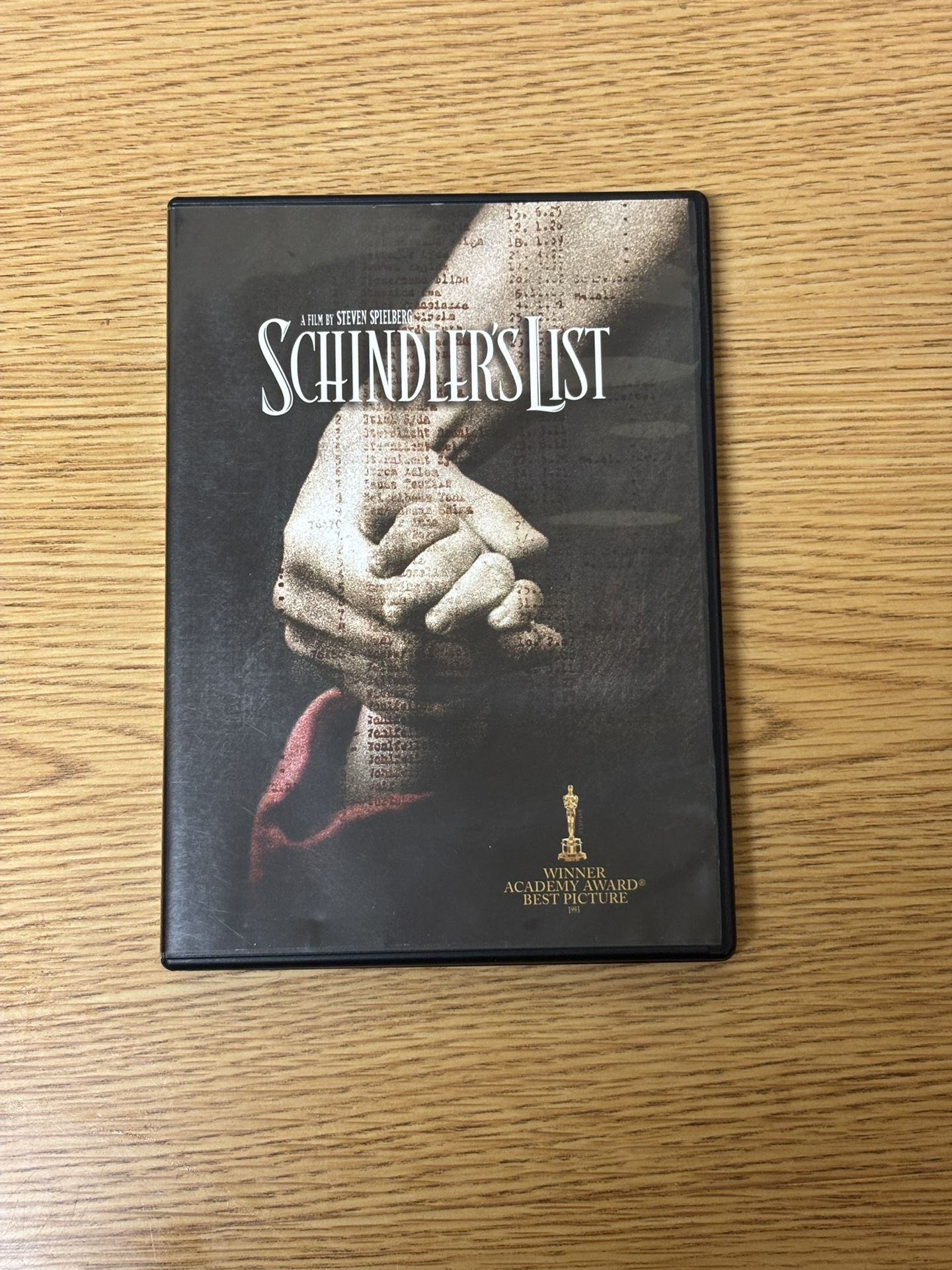 Schindler’s List DVD