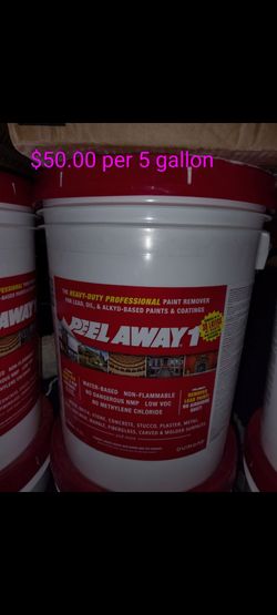 Heavy duty paint stripper $50. 00 per 5 gallons