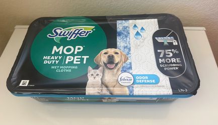 Swiffer Heavy Duty Mop Wet Multi-Surface Cloth Refills - Pet with Febreze Odor Defense  Brand  New