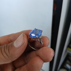 Gemstone Ring Sterling Silver