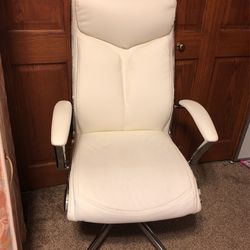 Executive office Highback padded swivel computer office ERGONONIC white office chair