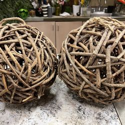 Wood Balls Decorative