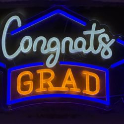 “Congrats Grad” Light Up Sign