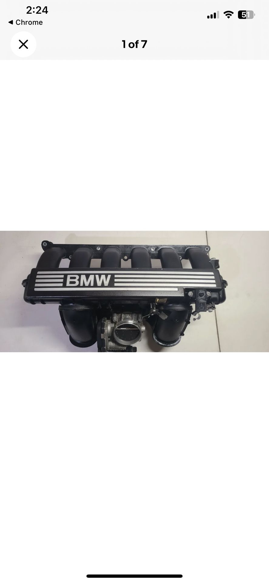 N52 BMW Intake Manifold