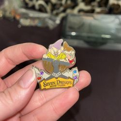 Disneys Seven Dwarfs Mine Train Pin! Dopey & Grumpy
