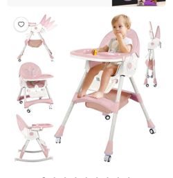 High Chair NEW Pink