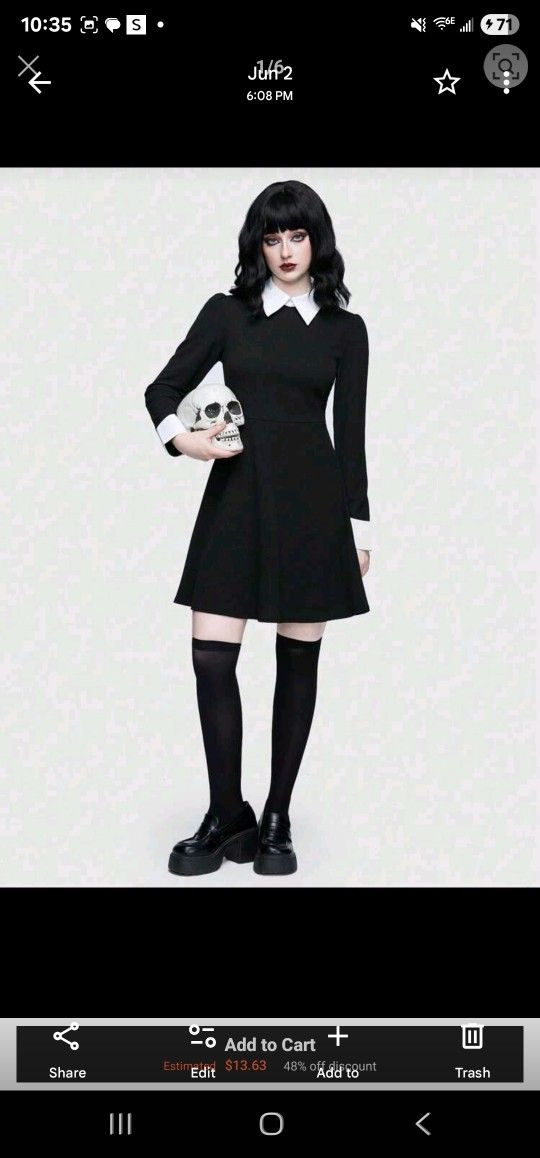 Wednesday Halloween Costume