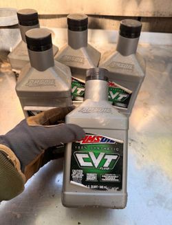 5 x 1 Quart Amsoil CVT Transmission Fluid
