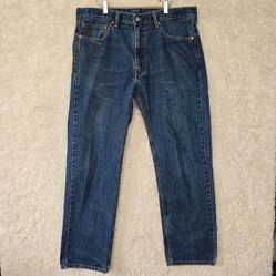 Levi’s 505 Jeans Mens Size 38x32 (fits 36x31) Straight Leg Denim Workwear Cowboy
