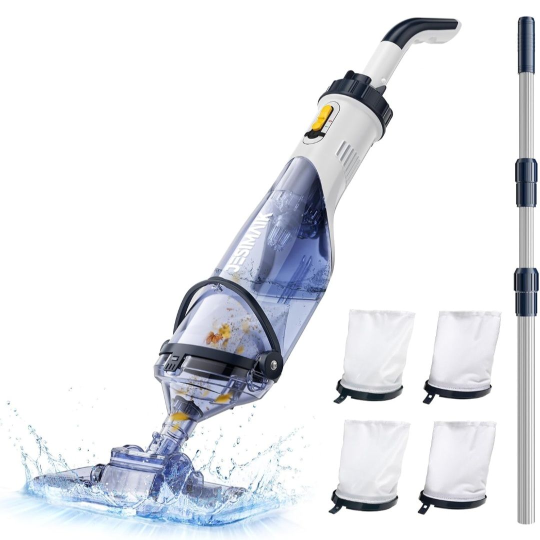 Cordless Pool Vacuum w/ Pole – Brand New